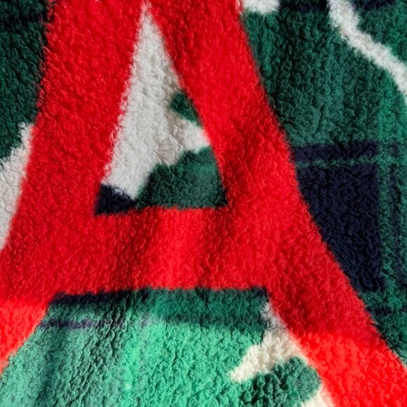 American Eagle Green/Blue Plaid Tree Throw 50 x 60 - Picture 2 of 13